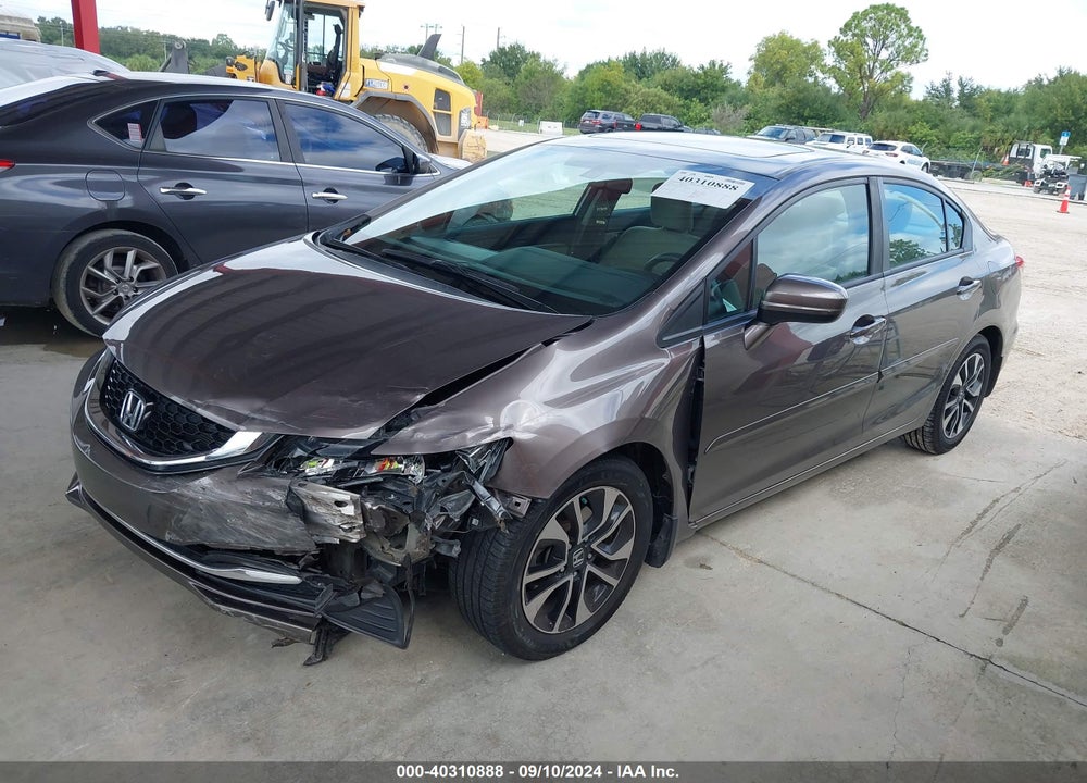 2014 HONDA CIVIC EX VIN: 19XFB2F87EE035047