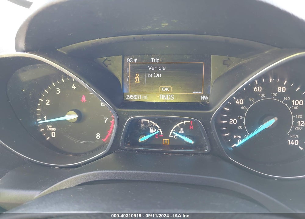 2019 FORD ESCAPE S VIN: 1FMCU0F75KUC52825