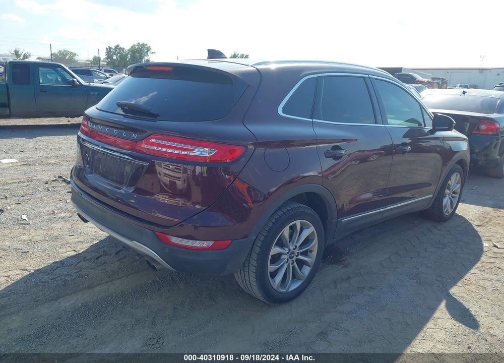 2019 LINCOLN MKC SELECT VIN: 5LMCJ2C9XKUL30507