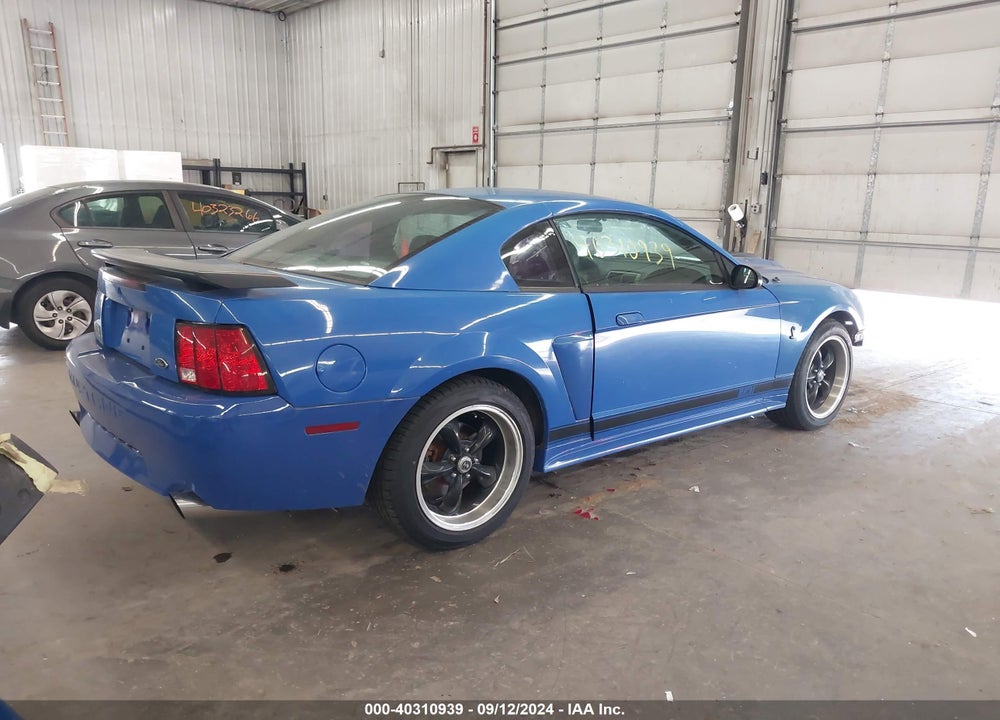 2003 FORD MUSTANG MACH 1 VIN: 1FAFP42R43F408842