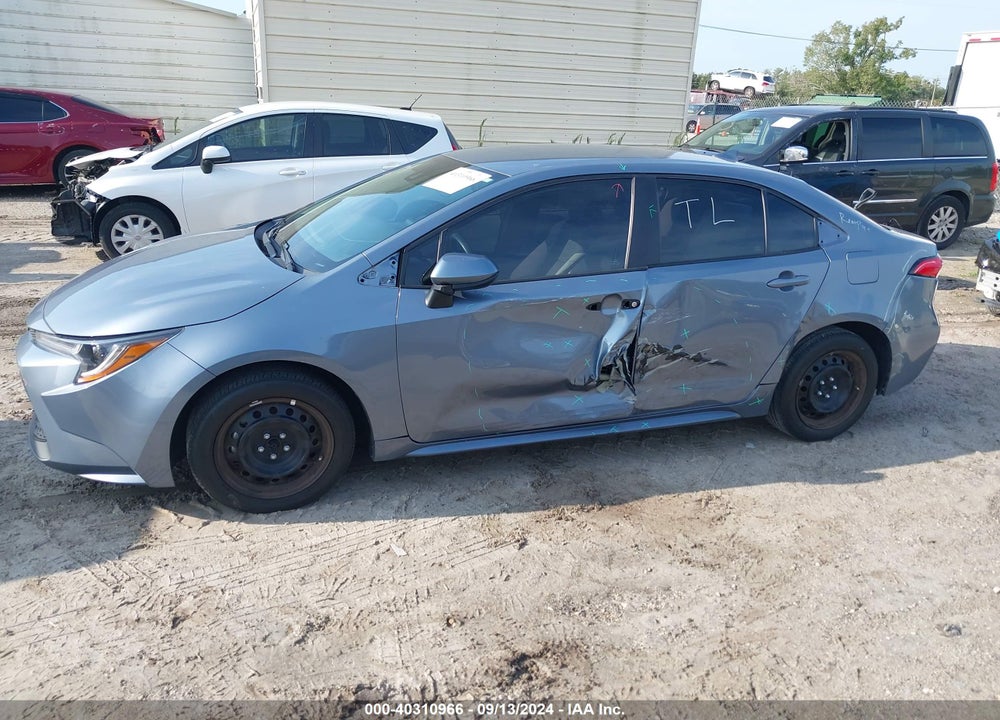 2022 TOYOTA COROLLA LE VIN: 5YFEPMAE9NP316559