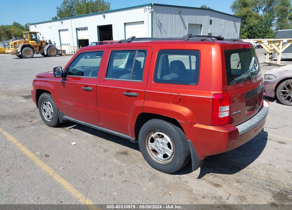 2009 JEEP PATRIOT SPORT VIN: 1J4FF28BX9D166925