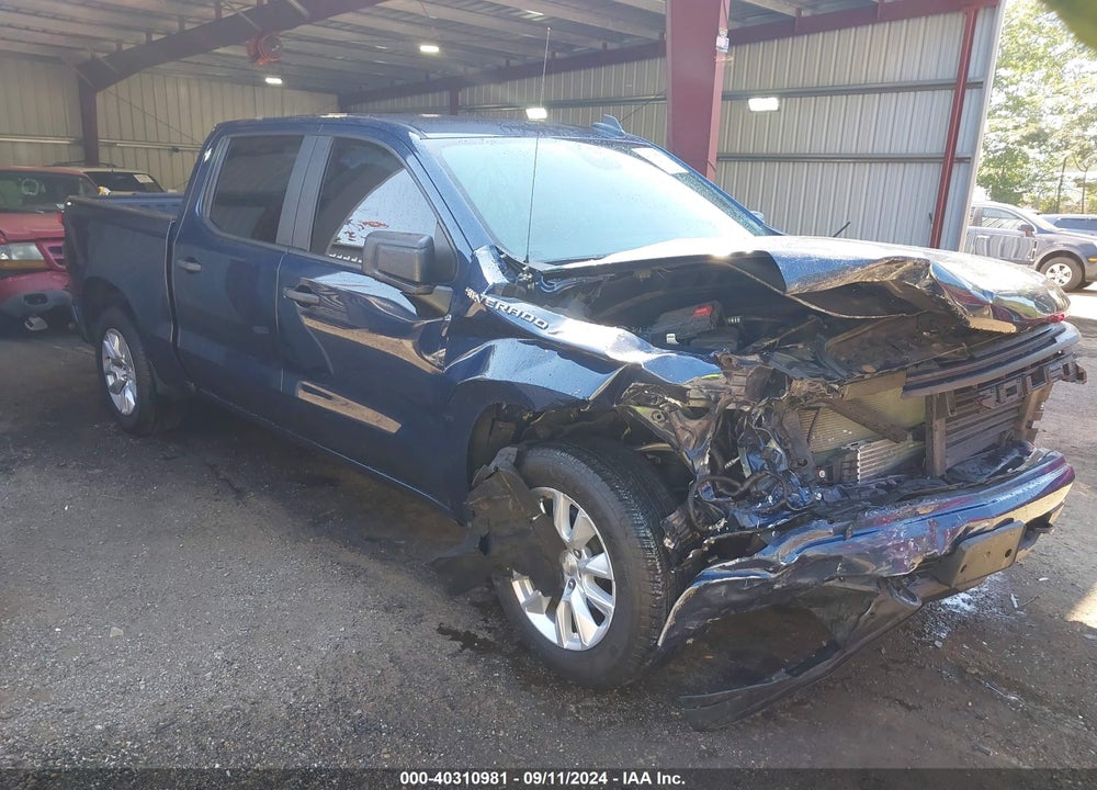 2022 CHEVROLET SILVERADO 1500 2WD SHORT BED CUSTOM VIN: 1GCPABEK8NZ533363