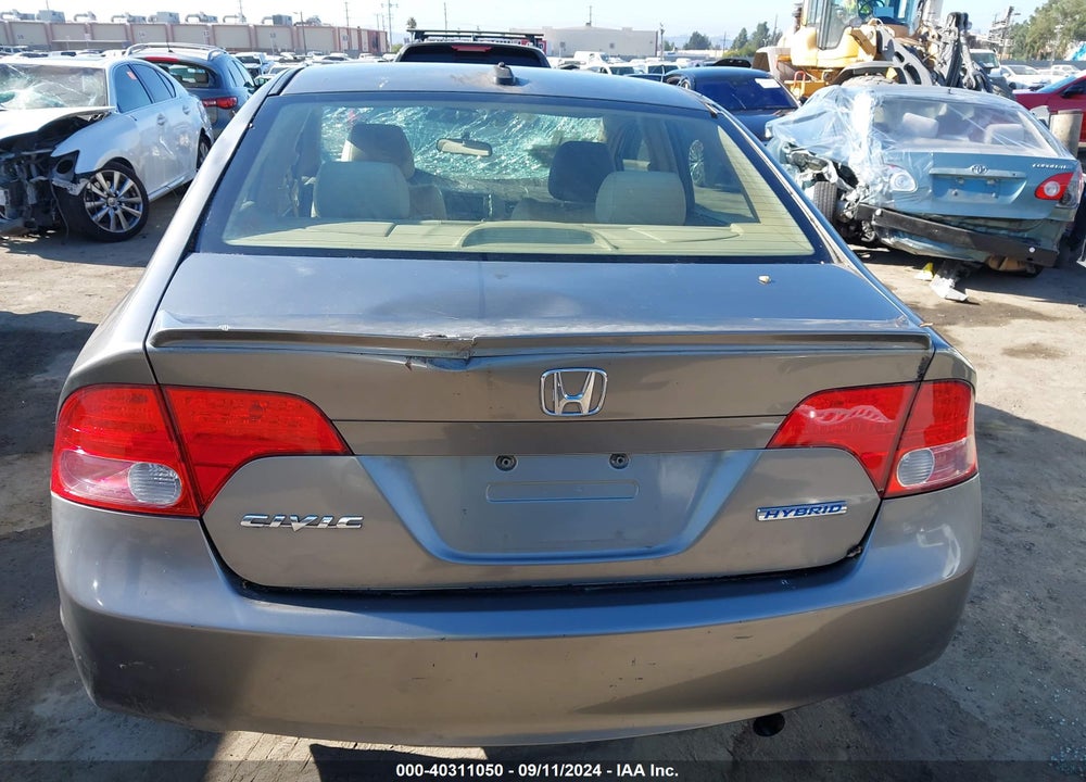 2008 HONDA CIVIC HYBRID VIN: JHMFA36248S031459