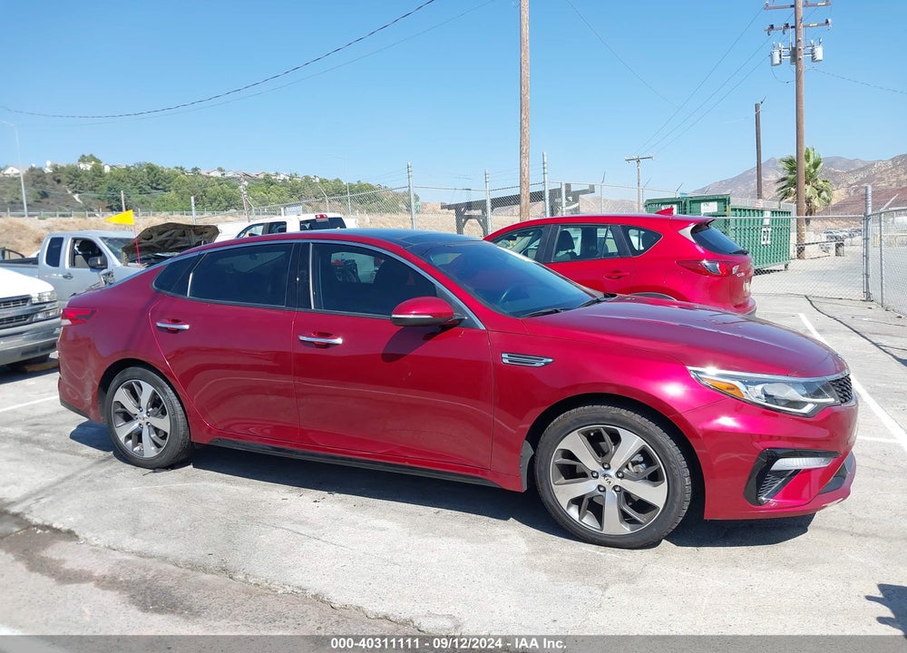 2019 KIA OPTIMA S VIN: 5XXGT4L32KG371472