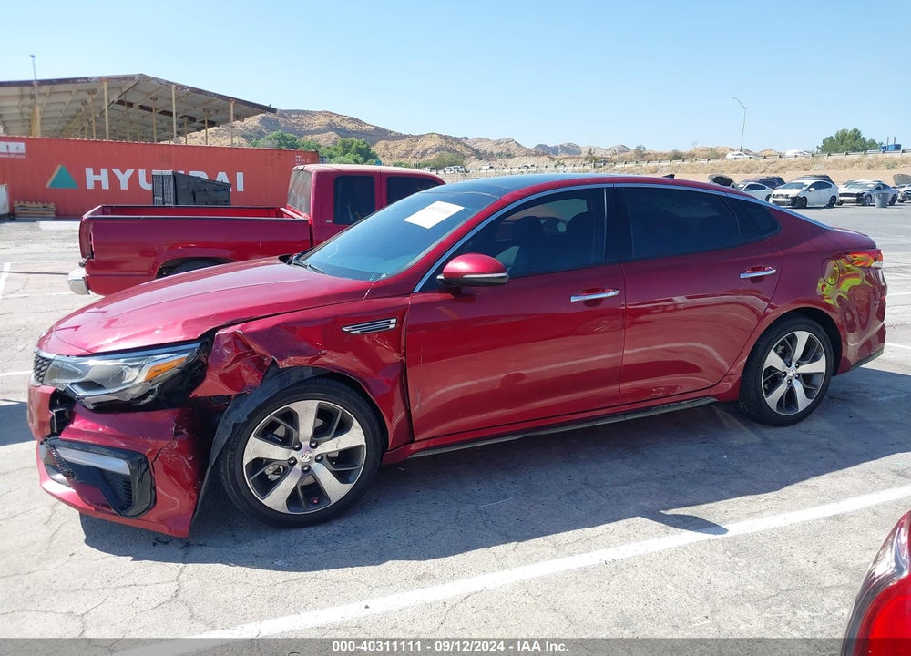 2019 KIA OPTIMA S VIN: 5XXGT4L32KG371472