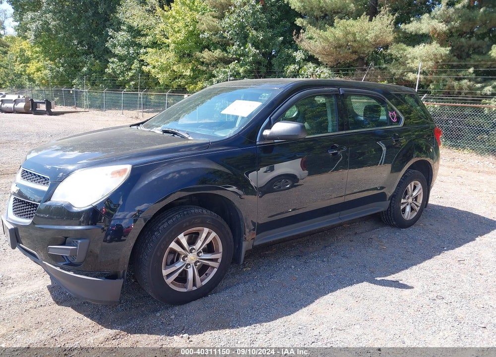 2012 CHEVROLET EQUINOX LS VIN: 2GNALBEK4C6363129