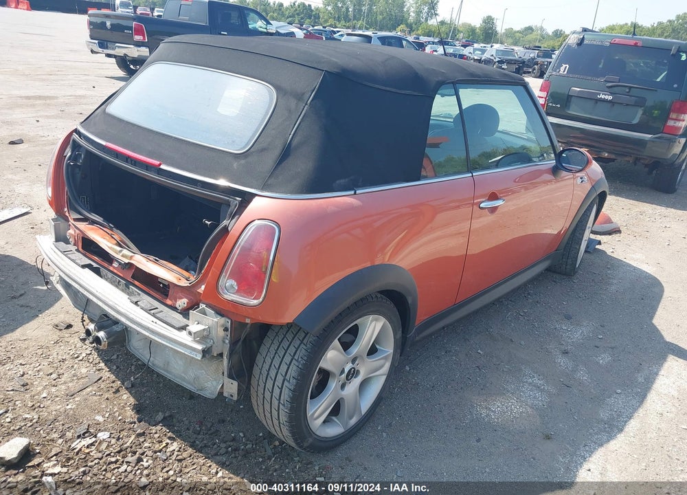 2006 MINI COOPER S VIN: WMWRH33536TL93280