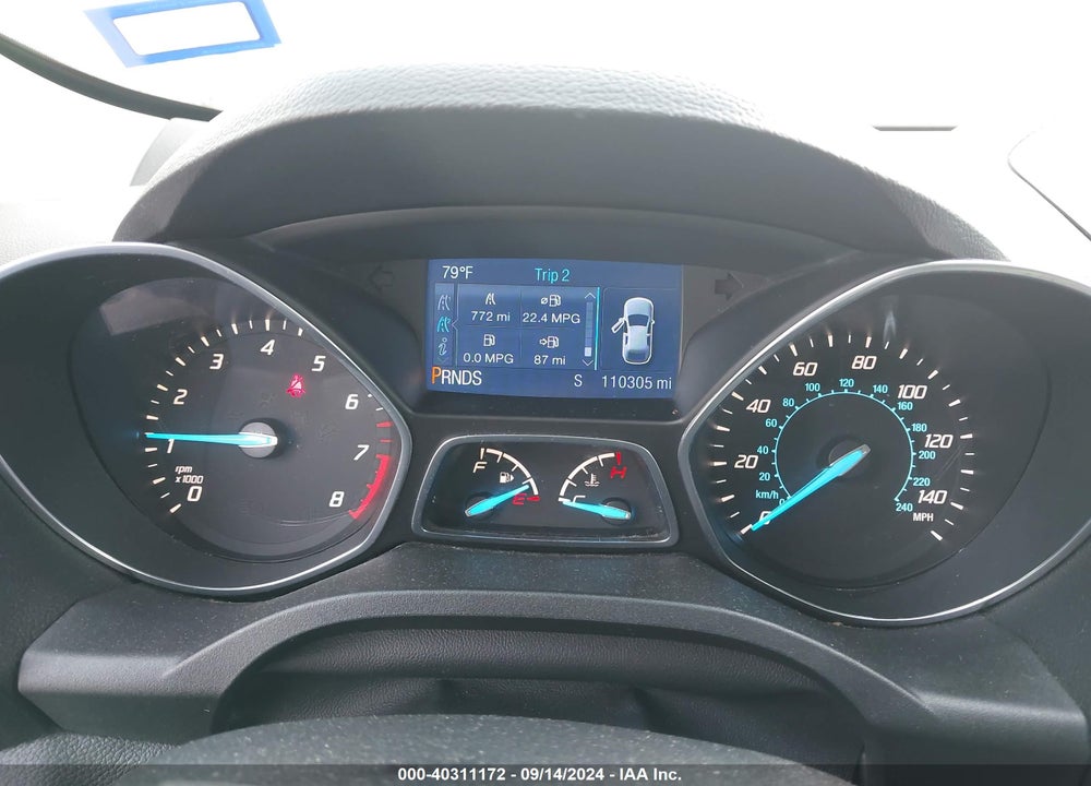 2014 FORD ESCAPE SE VIN: 1FMCU0GX9EUB61222