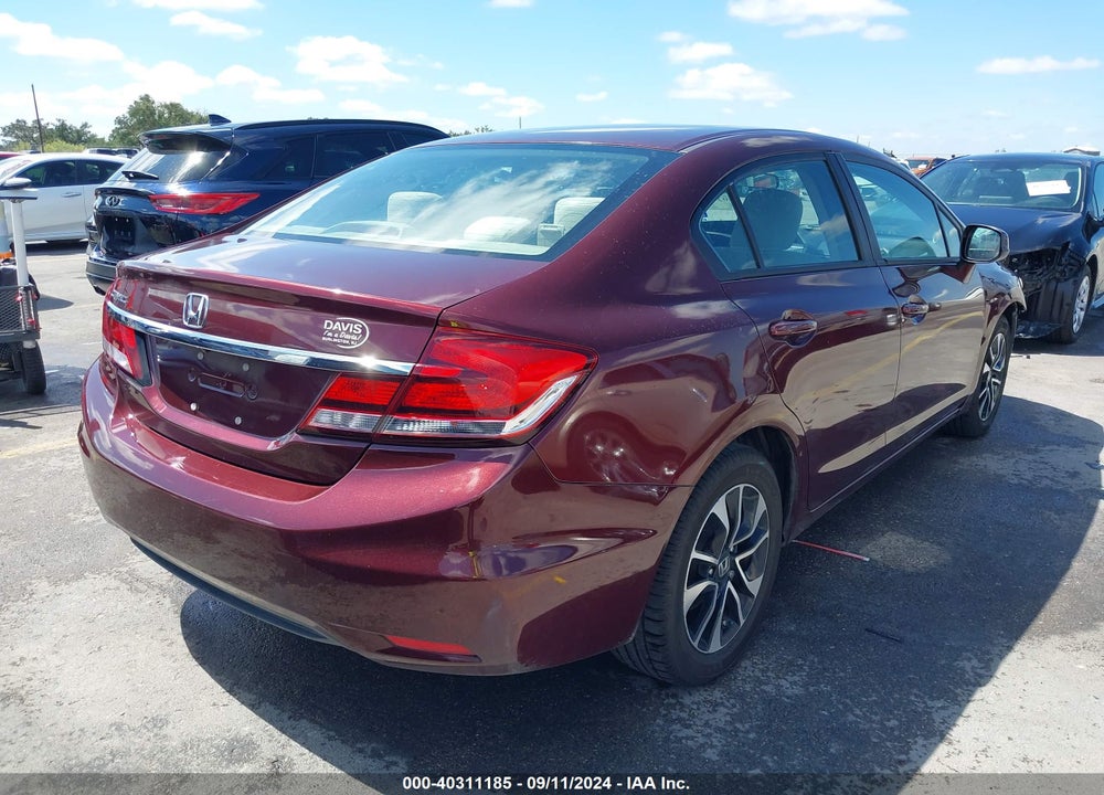 2013 HONDA CIVIC EX VIN: 19XFB2F89DE210493