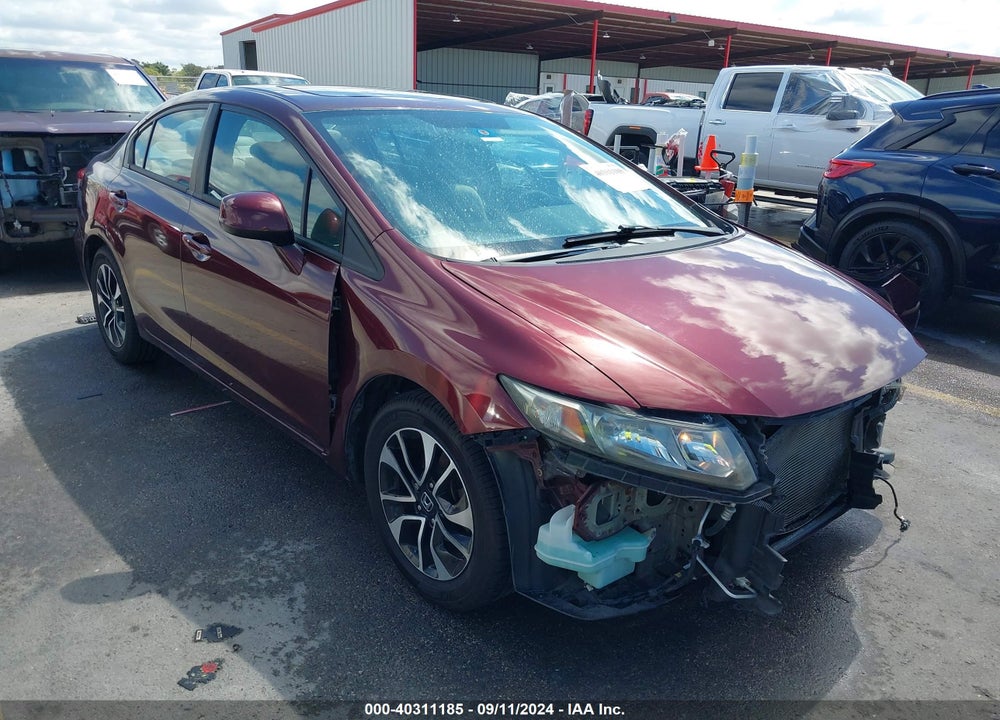 2013 HONDA CIVIC EX VIN: 19XFB2F89DE210493