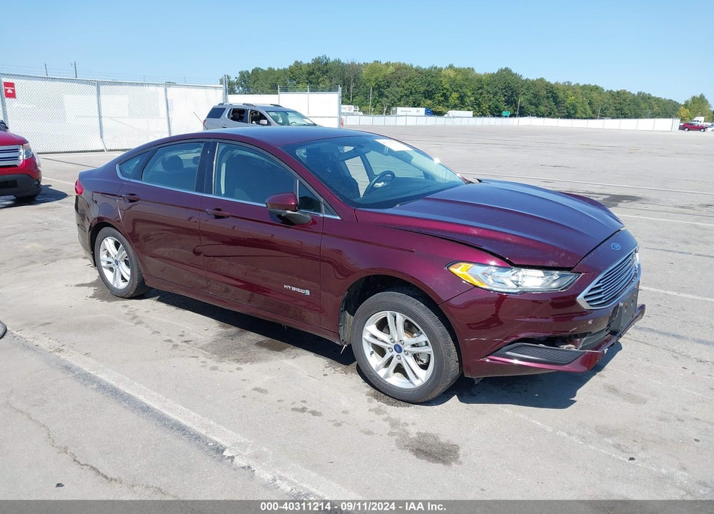 2018 FORD FUSION HYBRID SE VIN: 3FA6P0LU2JR280399