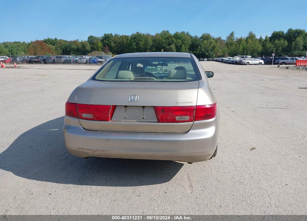 2005 HONDA ACCORD 3.0 LX VIN: 1HGCM663X5A063650