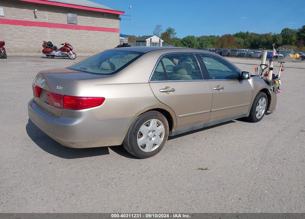 2005 HONDA ACCORD 3.0 LX VIN: 1HGCM663X5A063650