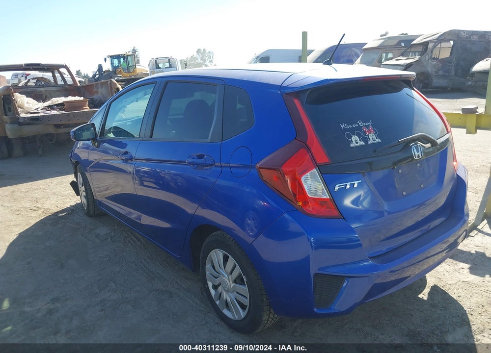 2015 HONDA FIT LX VIN: 3HGGK5H51FM712742