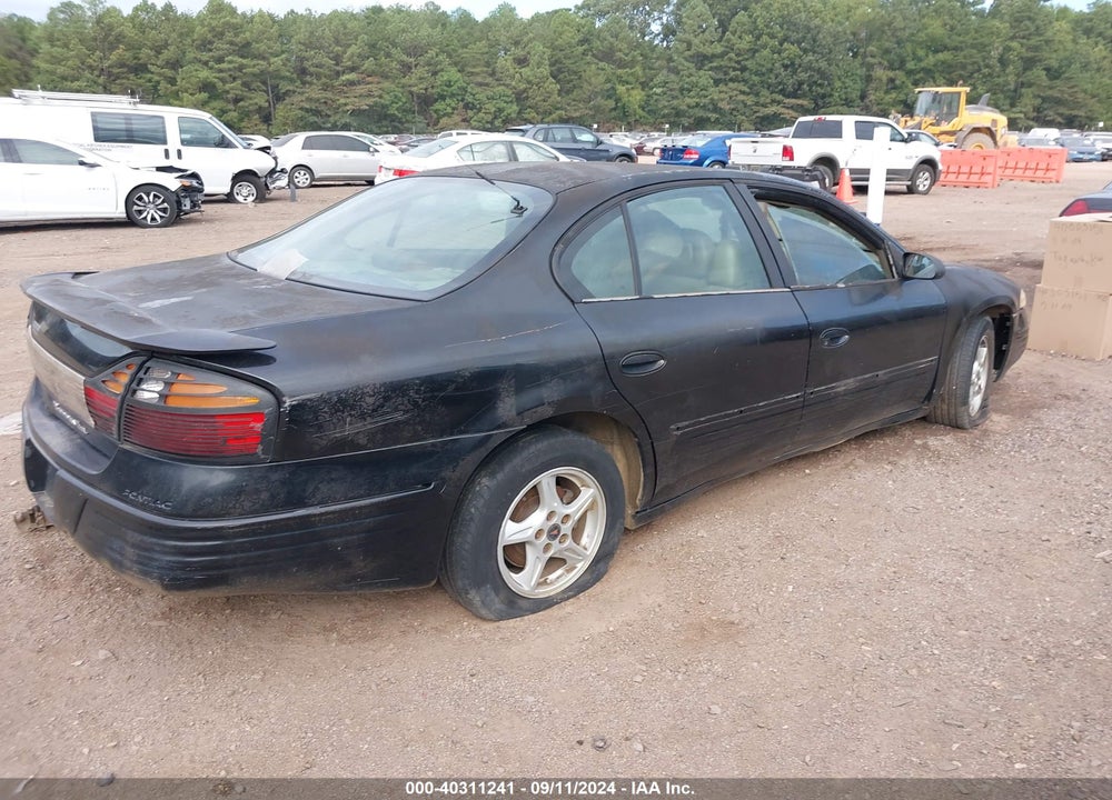2001 PONTIAC BONNEVILLE SE VIN: 1G2HX54K214263791
