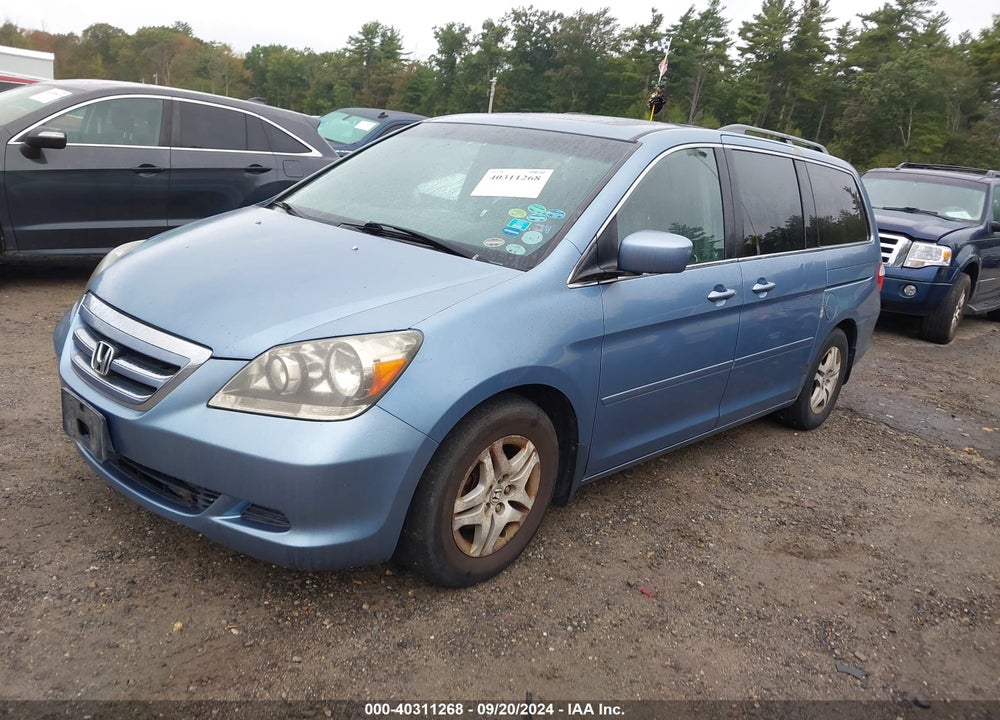 2006 HONDA ODYSSEY EX-L VIN: 5FNRL38676B071425