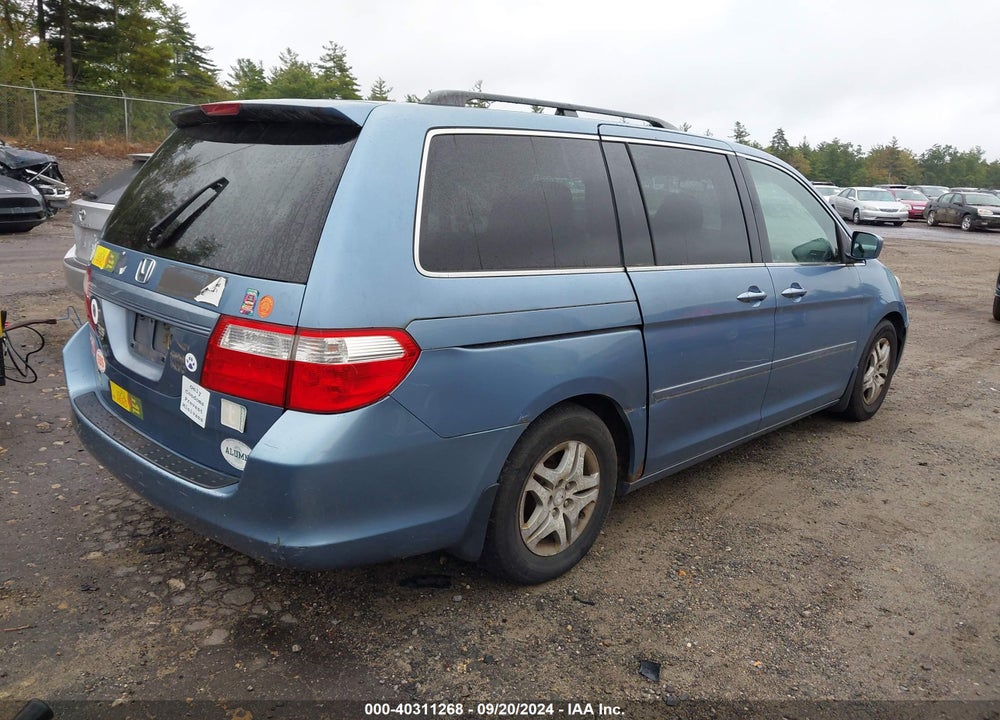 2006 HONDA ODYSSEY EX-L VIN: 5FNRL38676B071425