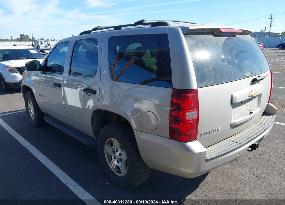 2007 CHEVROLET TAHOE LS VIN: 1GNFK13087J141206