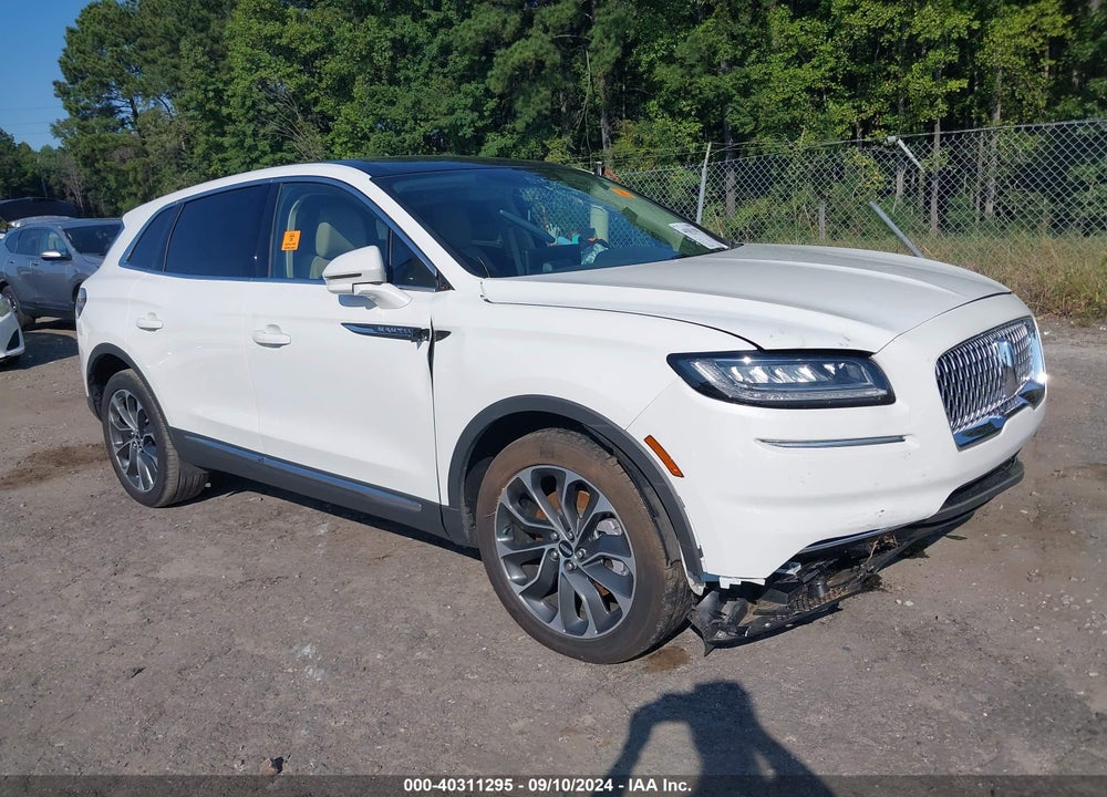 2022 LINCOLN NAUTILUS RESERVE VIN: 2LMPJ6K90NBL13386