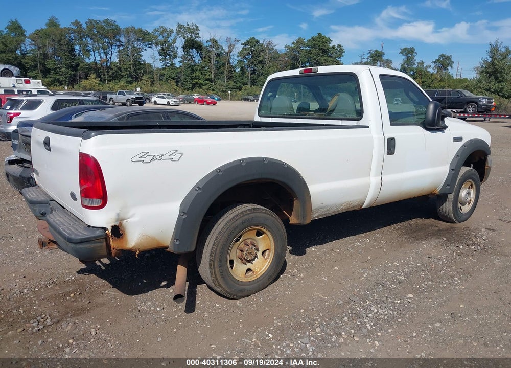 2005 FORD F-250 XL/XLT VIN: 1FTNF21535EA69334