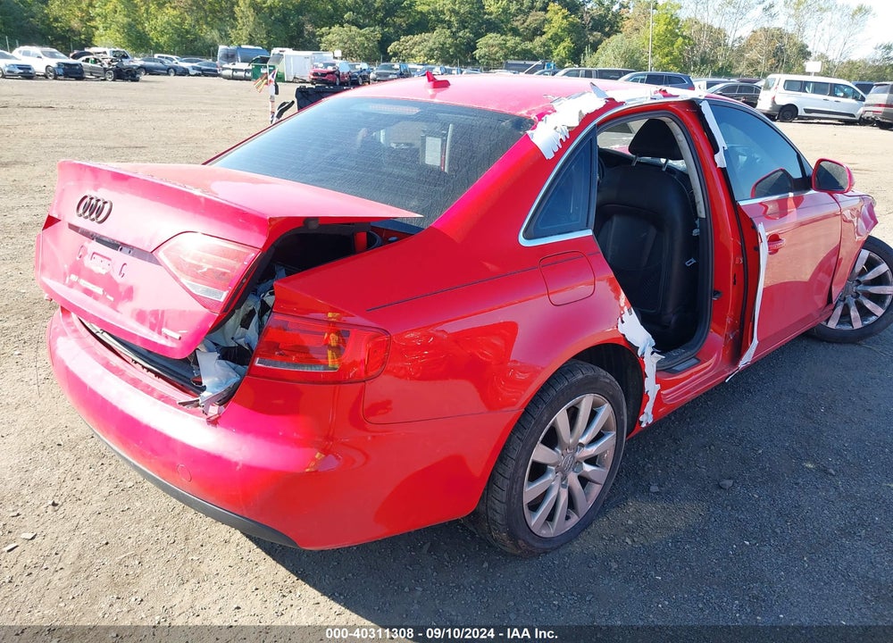 2009 AUDI A4 2.0T PREMIUM VIN: WAUSF78K09N029873