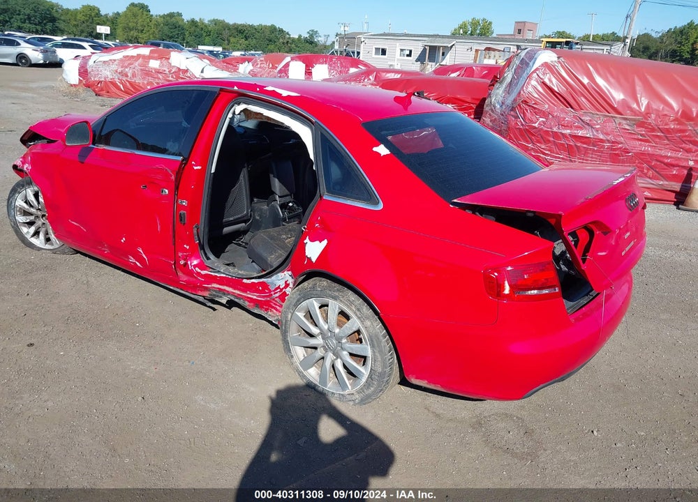 2009 AUDI A4 2.0T PREMIUM VIN: WAUSF78K09N029873