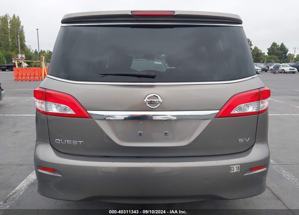 2015 NISSAN QUEST PLATINUM/S/SL/SV VIN: JN8AE2KP2F9124680