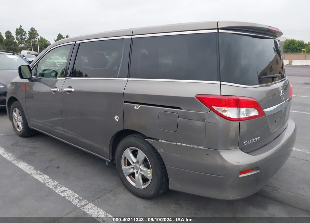 2015 NISSAN QUEST PLATINUM/S/SL/SV VIN: JN8AE2KP2F9124680