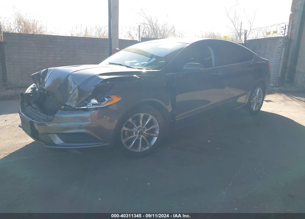 2017 FORD FUSION SE VIN: 3FA6P0H77HR163964