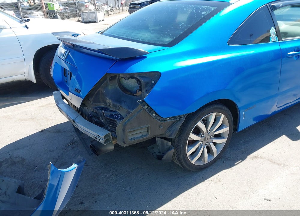 2009 HONDA CIVIC SI VIN: 2HGFG21519H702513