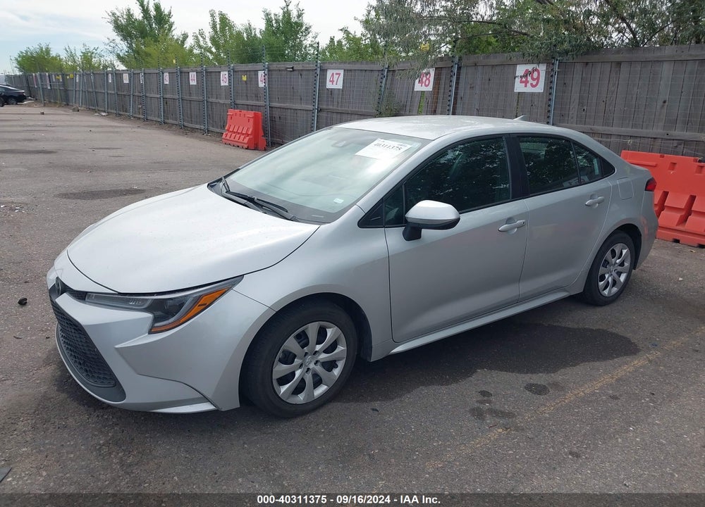 2022 TOYOTA COROLLA LE VIN: 5YFEPMAEXNP353586