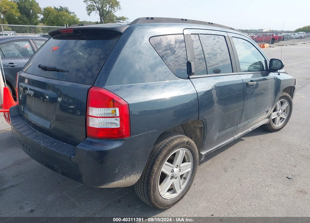 2007 JEEP COMPASS SPORT VIN: 1J8FF47W67D168103
