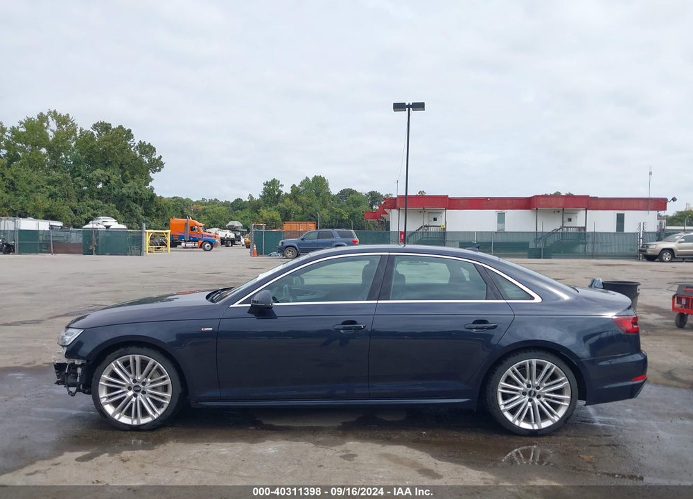 2018 AUDI A4 2.0T PREMIUM VIN: WAUFNAF4XJA124698