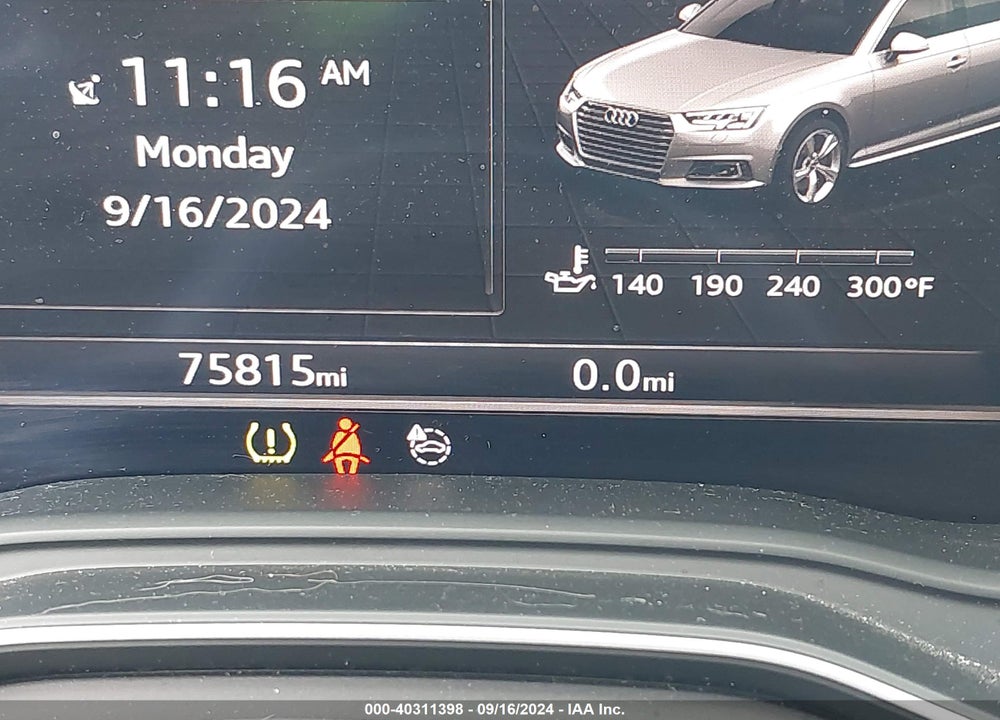 2018 AUDI A4 2.0T PREMIUM VIN: WAUFNAF4XJA124698
