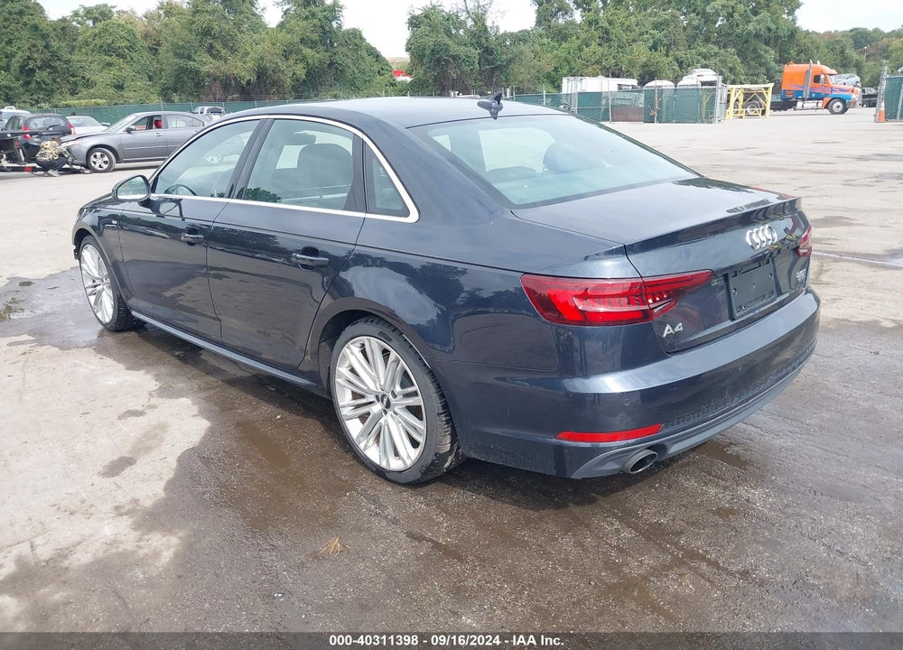 2018 AUDI A4 2.0T PREMIUM VIN: WAUFNAF4XJA124698