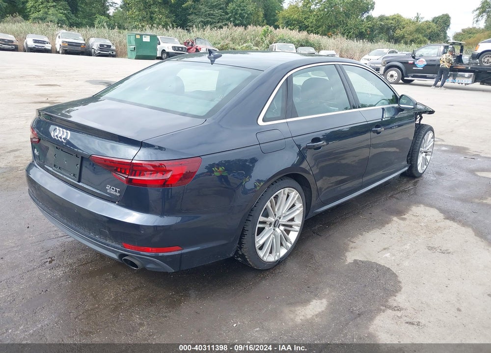 2018 AUDI A4 2.0T PREMIUM VIN: WAUFNAF4XJA124698