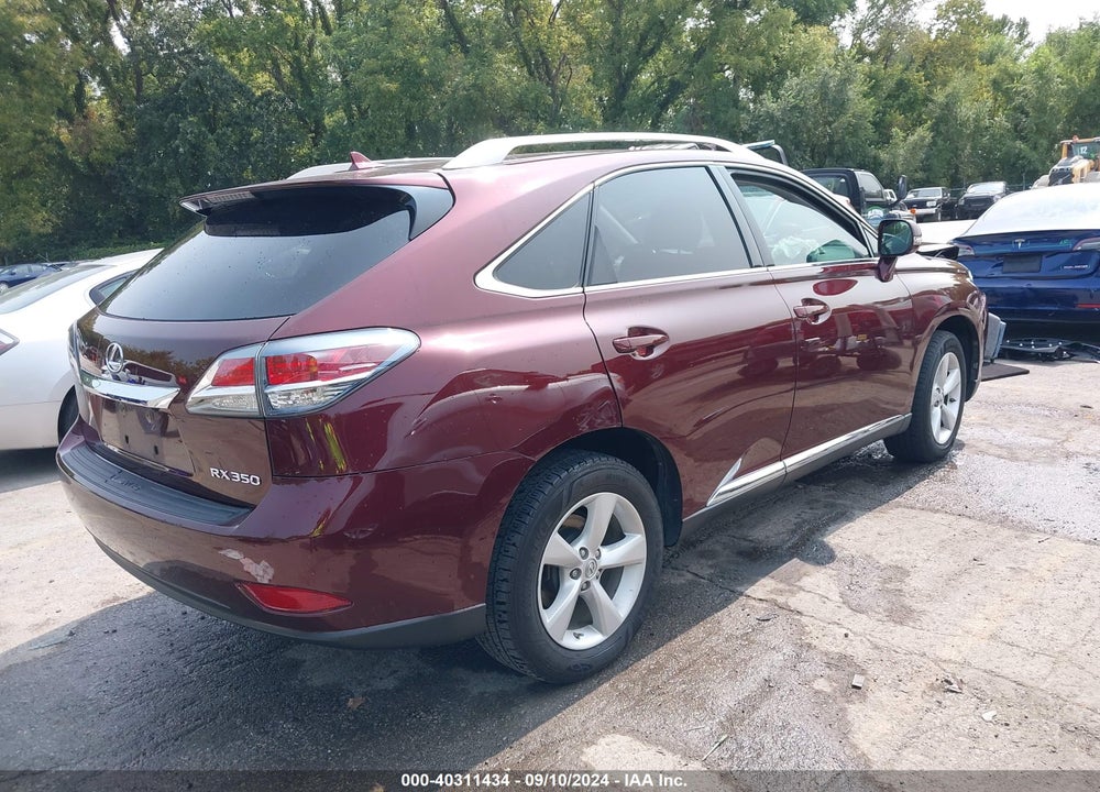 2013 LEXUS RX 350 VIN: 2T2BK1BA5DC212284