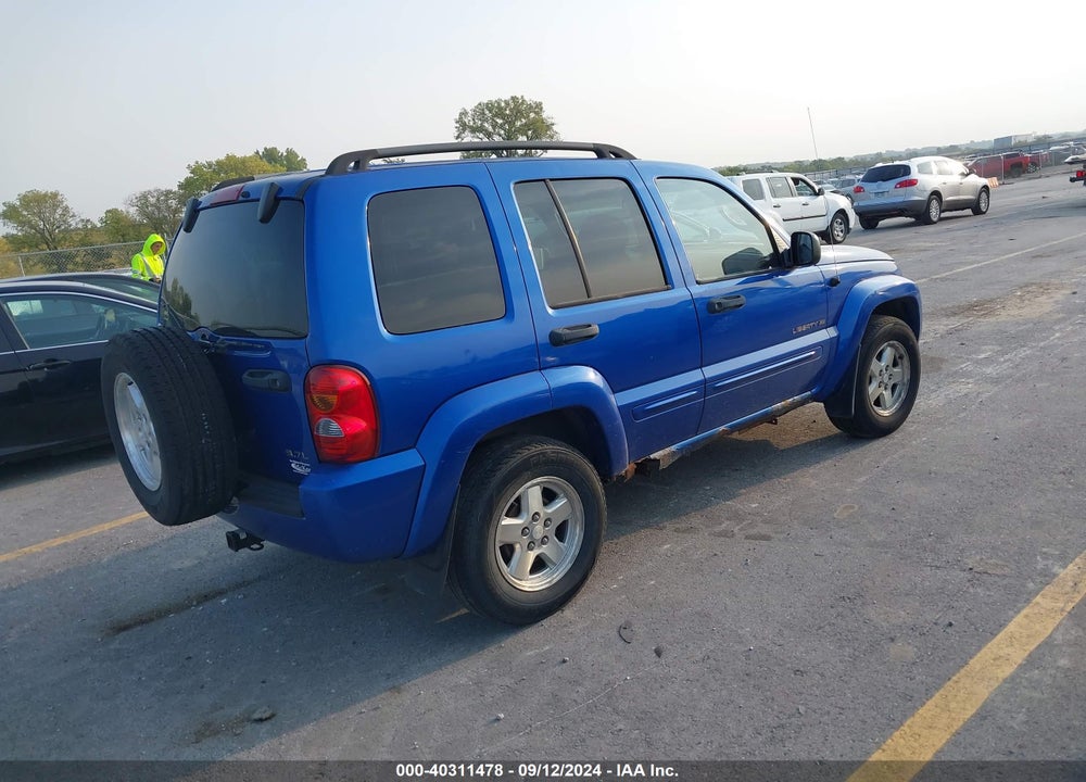 2002 JEEP LIBERTY LIMITED EDITION VIN: 1J4GL58K22W368179