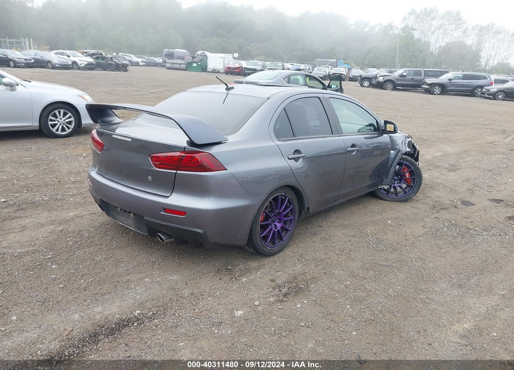 2011 MITSUBISHI LANCER EVOLUTION GSR VIN: JA32W8FV0BU045538