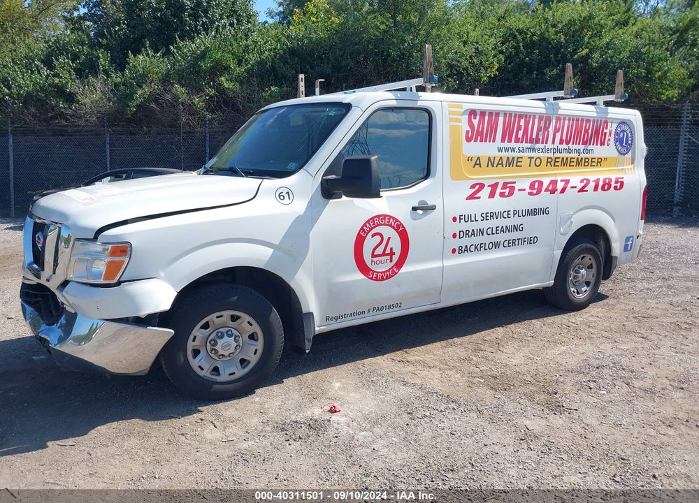 2013 NISSAN NV SV VIN: 1N6BF0KY2DN105042