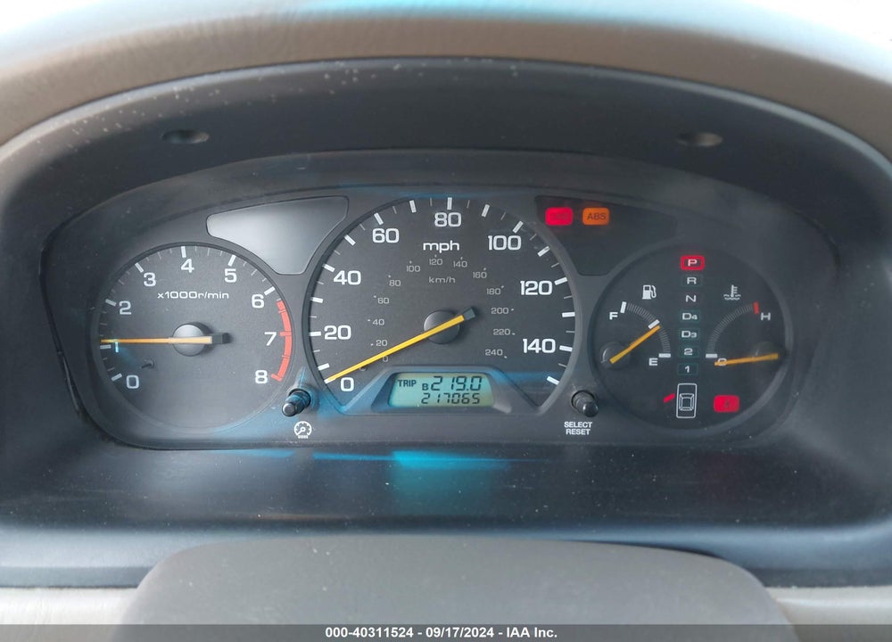 2000 HONDA ACCORD 3.0 EX VIN: 1HGCG1651YA073337