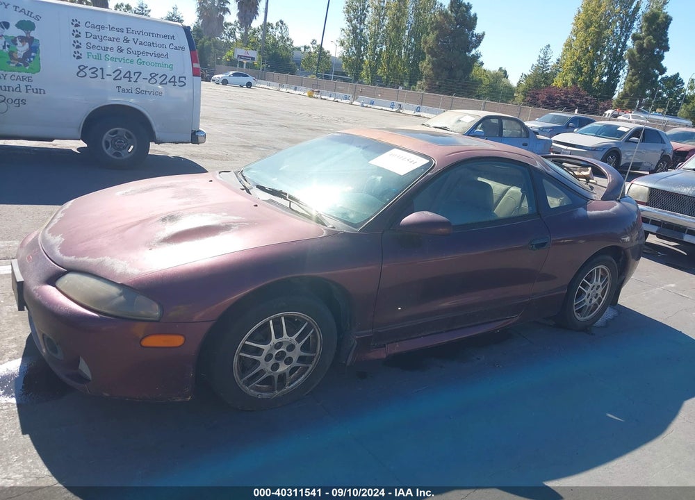 1999 MITSUBISHI ECLIPSE GS VIN: 4A3AK44Y2XE066498