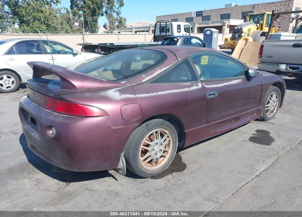 1999 MITSUBISHI ECLIPSE GS VIN: 4A3AK44Y2XE066498