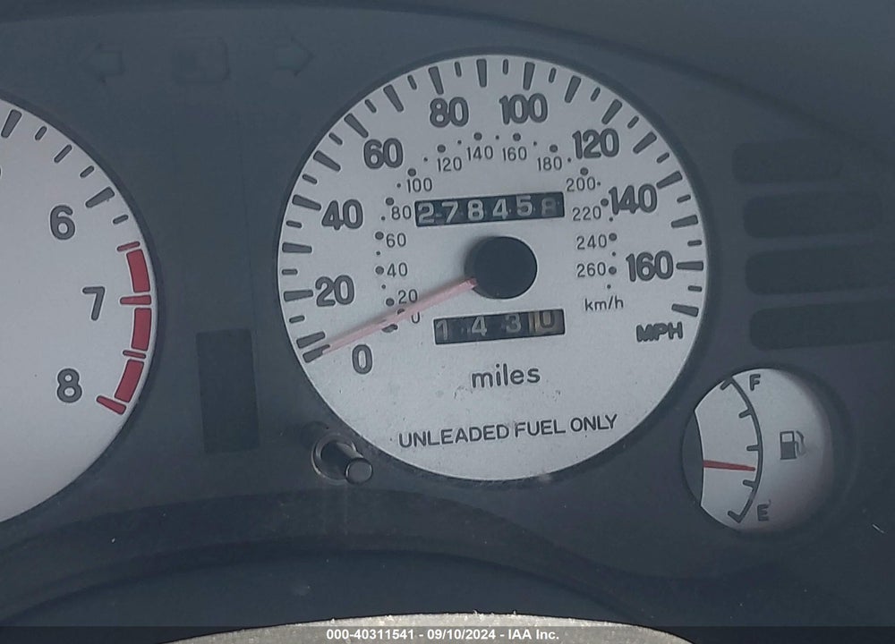 1999 MITSUBISHI ECLIPSE GS VIN: 4A3AK44Y2XE066498