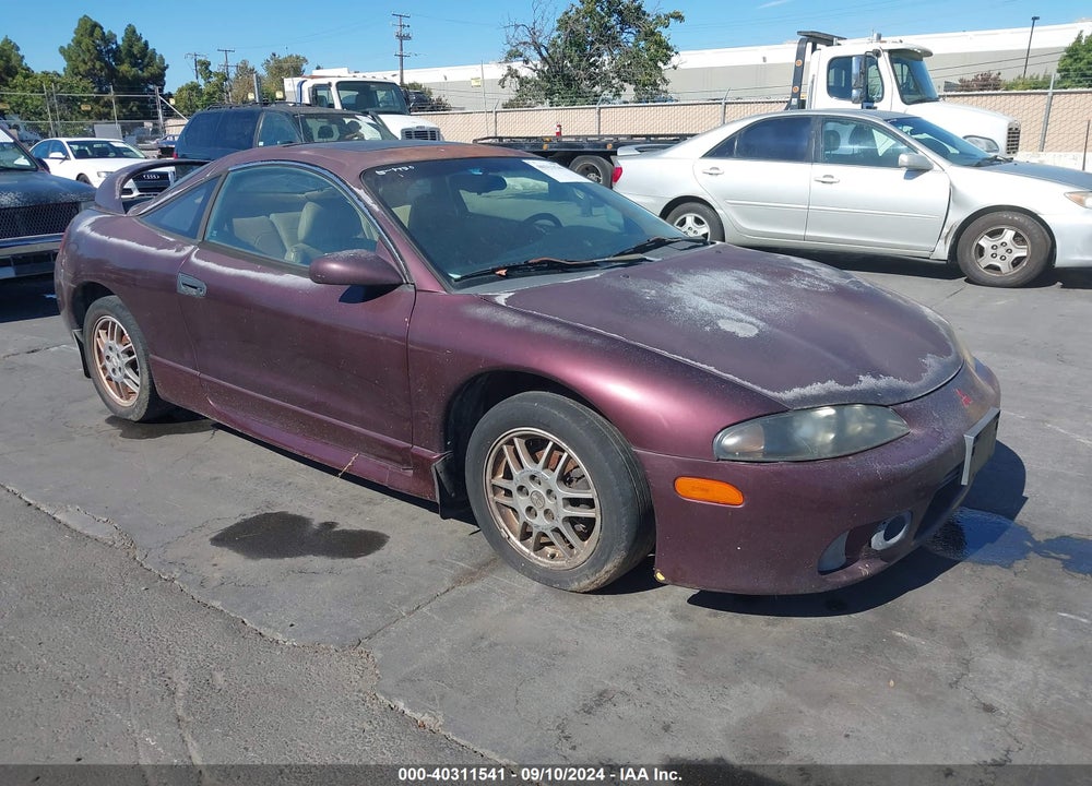 1999 MITSUBISHI ECLIPSE GS VIN: 4A3AK44Y2XE066498