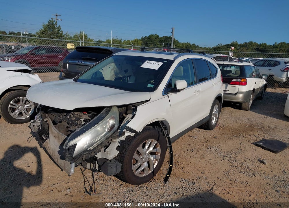 2015 HONDA CR-V EX-L VIN: 5J6RM3H78FL011067