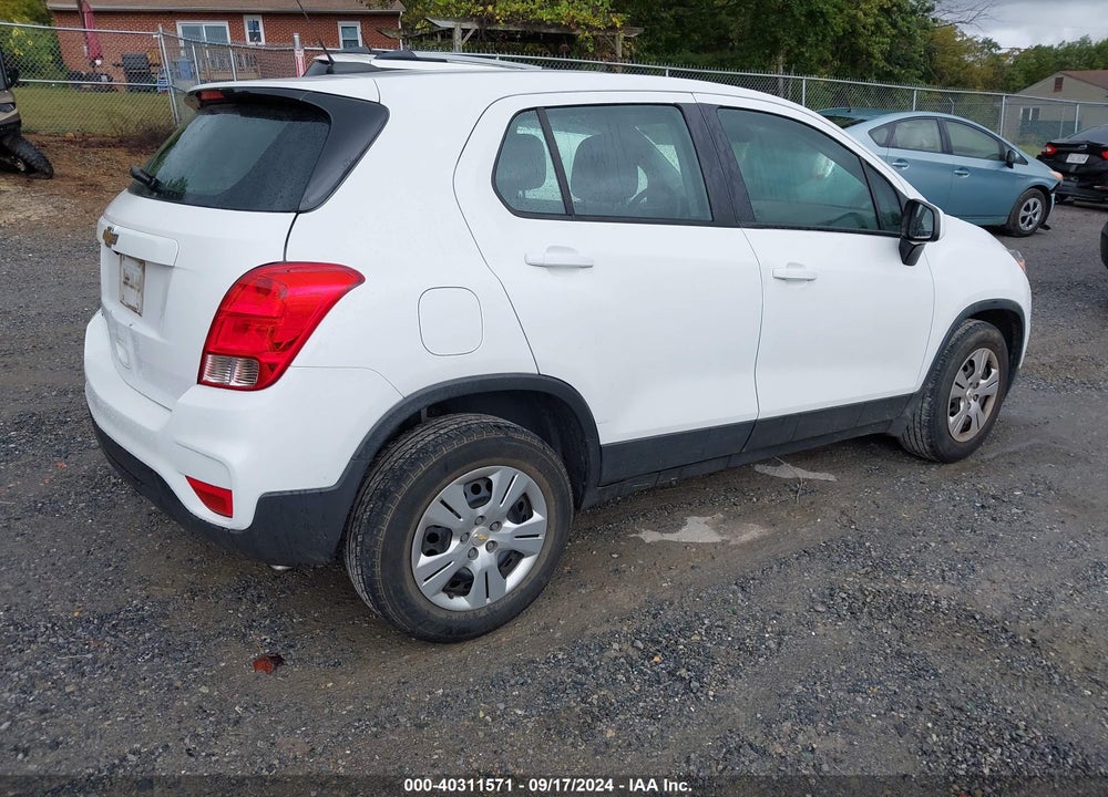 2018 CHEVROLET TRAX LS VIN: 3GNCJKSB9JL229941