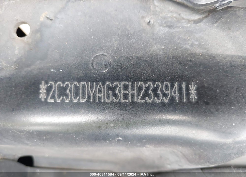 2014 DODGE CHALLENGER SXT VIN: 2C3CDYAG3EH233941