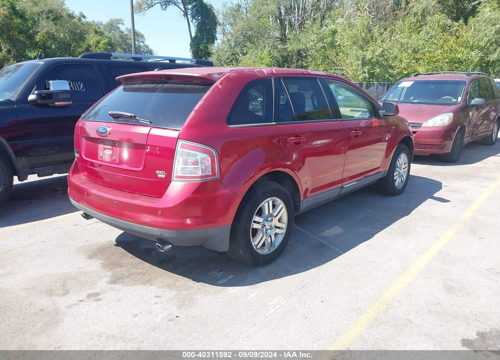 2007 FORD EDGE SEL PLUS VIN: 2FMDK49C27BB71952